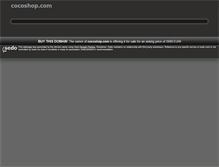 Tablet Screenshot of cocoshop.com